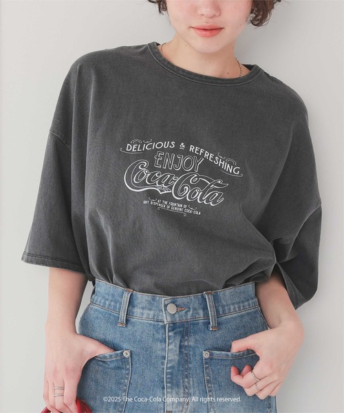 titivate（ティティベイト）の「コカ・コーラ オーバーサイズTシャツ（Tシャツ/カットソー・レディース・グレー系その他/グレー系その他2/グレー系その他3・S/M/L）」の12枚目の写真