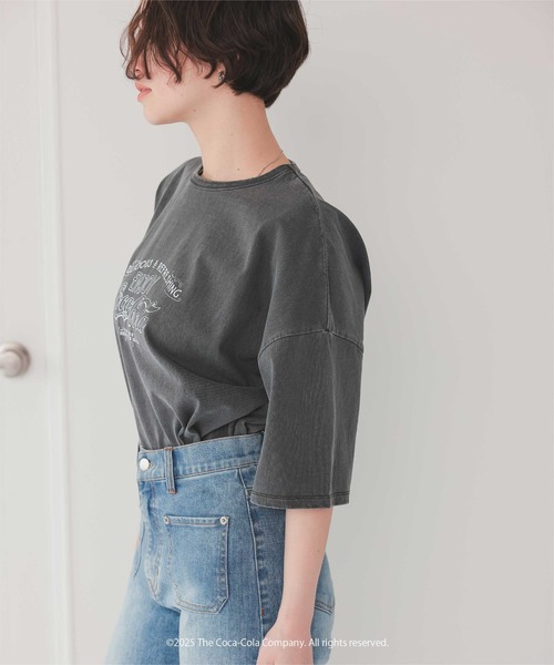 titivate（ティティベイト）の「コカ・コーラ オーバーサイズTシャツ（Tシャツ/カットソー・レディース・グレー系その他/グレー系その他2/グレー系その他3・S/M/L）」の15枚目の写真