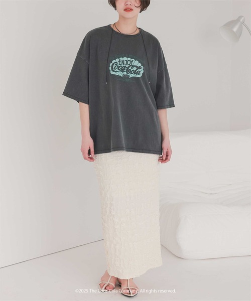 titivate（ティティベイト）の「コカ・コーラ オーバーサイズTシャツ（Tシャツ/カットソー・レディース・グレー系その他/グレー系その他2/グレー系その他3・S/M/L）」の6枚目の写真