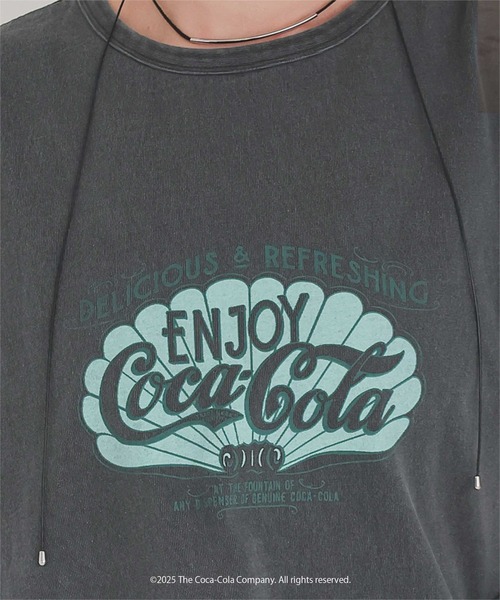titivate（ティティベイト）の「コカ・コーラ オーバーサイズTシャツ（Tシャツ/カットソー・レディース・グレー系その他/グレー系その他2/グレー系その他3・S/M/L）」の7枚目の写真