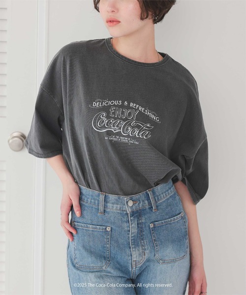 titivate（ティティベイト）の「コカ・コーラ オーバーサイズTシャツ（Tシャツ/カットソー・レディース・グレー系その他/グレー系その他2/グレー系その他3・S/M/L）」の17枚目の写真