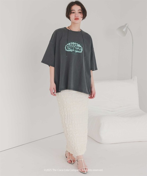 titivate（ティティベイト）の「コカ・コーラ オーバーサイズTシャツ（Tシャツ/カットソー・レディース・グレー系その他/グレー系その他2/グレー系その他3・S/M/L）」の10枚目の写真