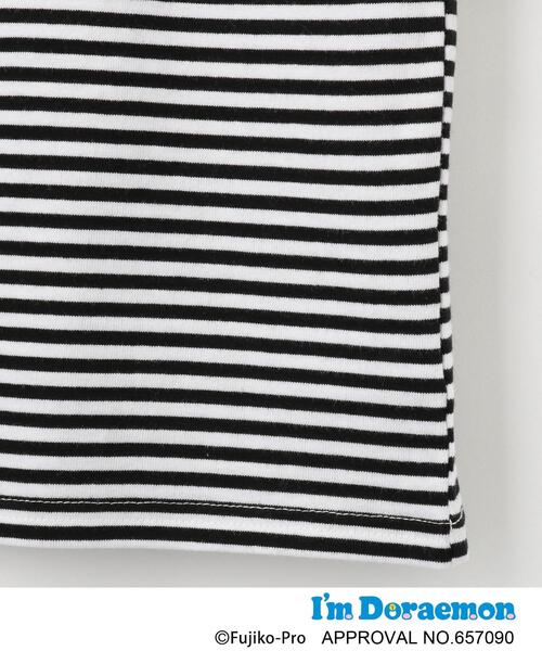 SHOO・LA・RUE（シューラルー）の「【アイムドラえもん】さがら刺繍ロンT（Tシャツ/カットソー・キッズ・サックスブルー/アイボリー系2・10/11/12）」の8枚目の写真