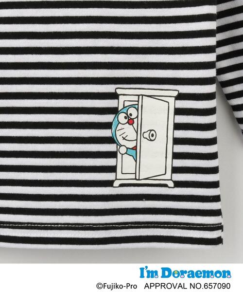 SHOO・LA・RUE（シューラルー）の「【アイムドラえもん】さがら刺繍ロンT（Tシャツ/カットソー・キッズ・サックスブルー/アイボリー系2・10/11/12）」の9枚目の写真