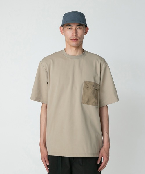 Snow Peak(スノーピーク)の「Insect Shield T-Shirt(Tシャツ/カットソー・メンズ・オリーブ/チャコールグレー/ベージュ・S/M/L/XL)」の3枚目の写真