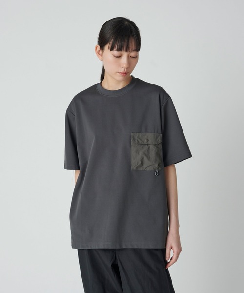 Snow Peak(スノーピーク)の「Insect Shield T-Shirt(Tシャツ/カットソー・メンズ・オリーブ/チャコールグレー/ベージュ・S/M/L/XL)」の2枚目の写真