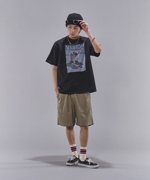 PUBLUX(パブリュクス)の「VISION STREET WEAR/ヴィジョンストリートウェアー DOG PHOTO グラフィックTシャツ(限定展開) (UNISEX)(Tシャツ/カットソー・メンズ・ホワイト/ブラック/ライトグレー・MEDIUM/X-LARGE/LARGE)」の19枚目の写真