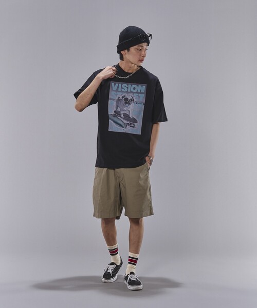 PUBLUX（パブリュクス）の「VISION STREET WEAR/ヴィジョンストリートウェアー DOG PHOTO グラフィックTシャツ(限定展開)　(UNISEX)（Tシャツ/カットソー・メンズ・ホワイト/ブラック/ライトグレー・MEDIUM/X-LARGE/LARGE）」の20枚目の写真