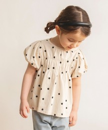 BRANSHES | バルーン袖シャーリングTシャツ(Tシャツ/カットソー)