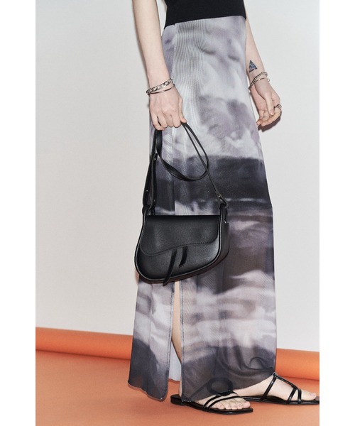 Solace（ソレイス）の「ウェーブフラップミニショルダーバッグ（ショルダーバッグ・レディース・ブラック/ホワイト・FREE）」の20枚目の写真