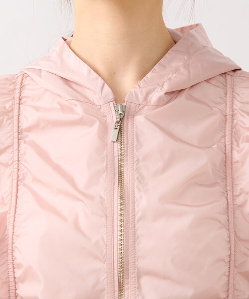 La boutique BonBon（ラブティックボンボン）の「【フェミニンカジュアル】ギャザーライトフードブルゾン（ブルゾン・レディース・ピンク/ネイビー・FREE）」の17枚目の写真