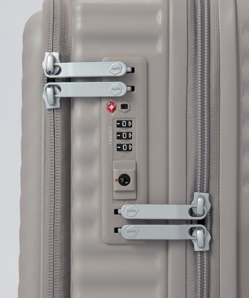 HaNT（ハント）の「スーツケース ココント 機内持込 34L キャスターストッパー フロントポケット 05513（スーツケース/キャリーバッグ・レディース・ネイビー/イエロー/ピンク/モーブ系・FREE）」の22枚目の写真