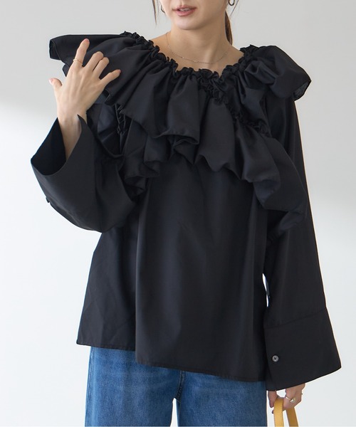 ZOZO限定】フリルオフショルブラウス（シャツ/ブラウス
