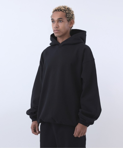 パーカー SWEAT BALLOON SLEEVE HOODIE レディース メンズ パーカー メンズ レディース 無地 厚手 抗菌 防臭 ストレッチ