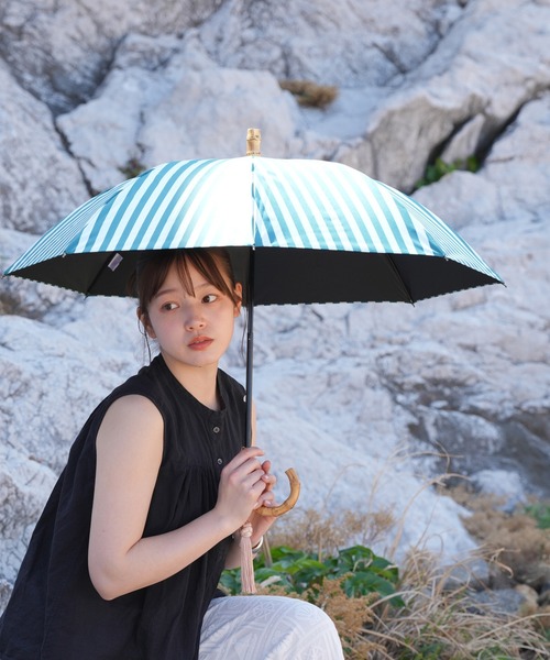 【新品未開封】ウタタネ　日傘　いぬハンドル　長傘　グレー utatane（ウタタネ）の「折りたたみ日傘 完全遮光100％ 晴雨兼用