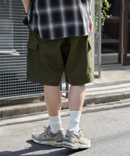 WEGO（ウィゴー）の「WEGO/イージーバギーカーゴショーツ（カーゴパンツ・メンズ・その他1/カーキ/ブラック/その他2・MEDIUM/LARGE）」の21枚目の写真