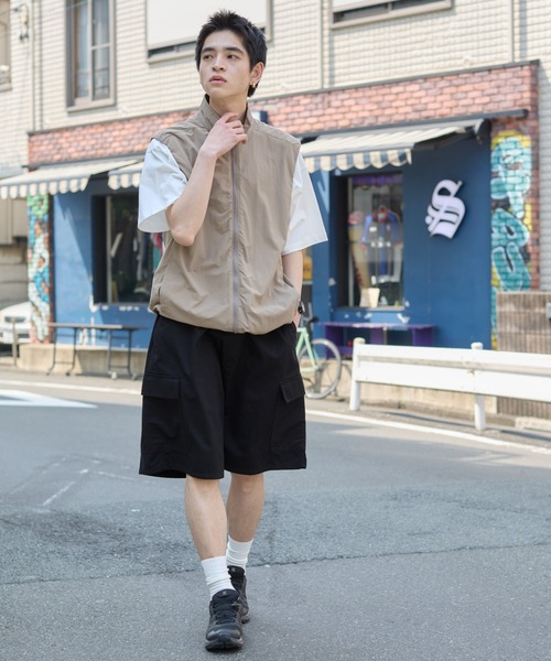WEGO（ウィゴー）の「WEGO/イージーバギーカーゴショーツ（カーゴパンツ・メンズ・その他1/カーキ/ブラック/その他2・MEDIUM/LARGE）」の17枚目の写真