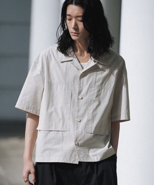 CROPPED WORK H/S SHIRT（シャツ/ブラウス）｜WYM LIDNM（ウィム