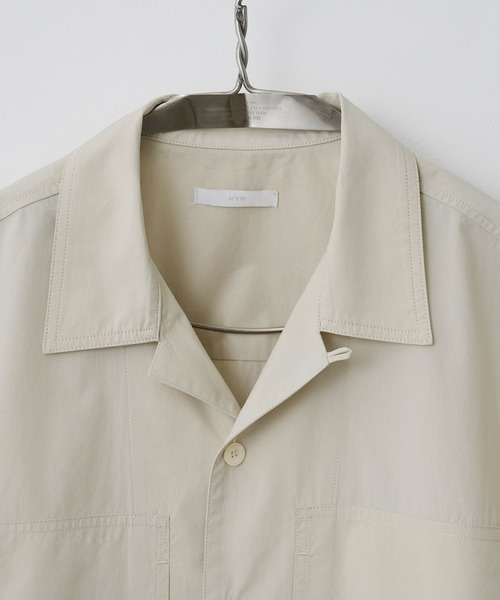 WYM LIDNM（ウィム バイ リドム）の「CROPPED WORK H/S SHIRT（シャツ/ブラウス・メンズ・ブラウン/チャコールグレー/アイボリー・S/M/L）」の12枚目の写真