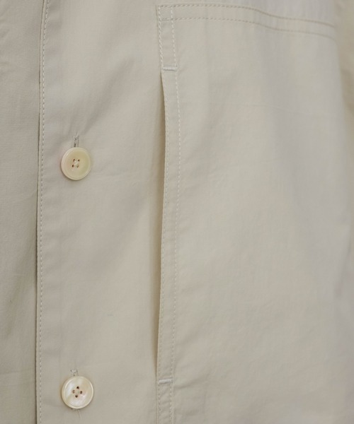 WYM LIDNM（ウィム バイ リドム）の「CROPPED WORK H/S SHIRT（シャツ/ブラウス・メンズ・ブラウン/チャコールグレー/アイボリー・S/M/L）」の15枚目の写真
