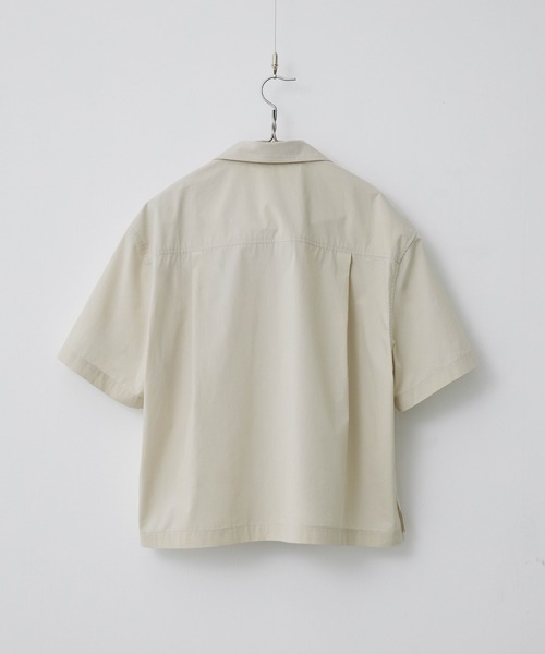 WYM LIDNM（ウィム バイ リドム）の「CROPPED WORK H/S SHIRT（シャツ/ブラウス・メンズ・ブラウン/チャコールグレー/アイボリー・S/M/L）」の19枚目の写真