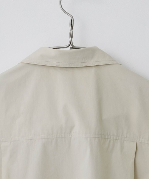 WYM LIDNM（ウィム バイ リドム）の「CROPPED WORK H/S SHIRT（シャツ/ブラウス・メンズ・ブラウン/チャコールグレー/アイボリー・S/M/L）」の20枚目の写真