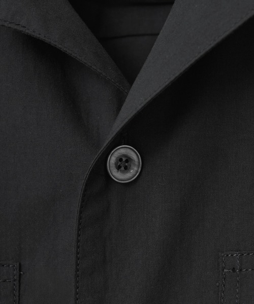 WYM LIDNM（ウィム バイ リドム）の「CROPPED WORK H/S SHIRT（シャツ/ブラウス・メンズ・ブラウン/チャコールグレー/アイボリー・S/M/L）」の6枚目の写真