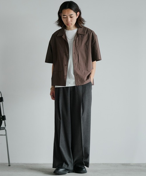 CROPPED WORK H/S SHIRT（シャツ/ブラウス）｜WYM LIDNM（ウィム