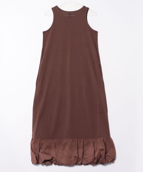 MAGASIN DE MODE Chou Chou(マガジンデモードシュシュ)の「【MAGASIN DE MODE Chou Chou】ドッキング バルーンワンピース ロングワンピース ノースリーブ XNN※(ワンピース・レディース・ブラウン/ブラック・FREE)」の7枚目の写真