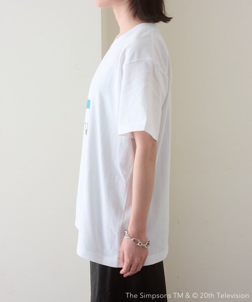 【GOOD ROCK SPEED】The Simpsons T ホワイト GOOD ROCK SPEED tシャツ 「GOOD SPEED」The Simpsons/プリントT