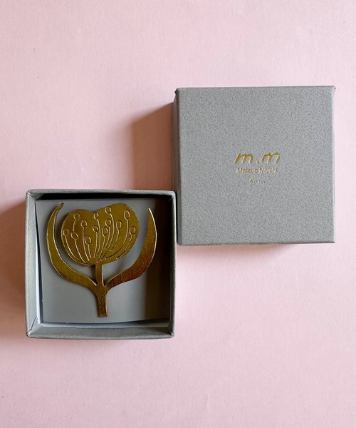 COMMON WARE（コモンウェアー）の「4on:Matsuo Miyuki Brass Brooch 松尾みゆき ブラスプローチ（ブローチ/コサージュ・レディース・B/A/C/D/E/F・FREE）」の4枚目の写真