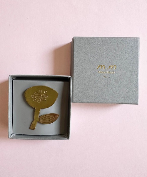 COMMON WARE（コモンウェアー）の「4on:Matsuo Miyuki Brass Brooch 松尾みゆき ブラスプローチ（ブローチ/コサージュ・レディース・B/A/C/D/E/F・FREE）」の21枚目の写真