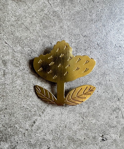 COMMON WARE（コモンウェアー）の「4on:Matsuo Miyuki Brass Brooch 松尾みゆき ブラスプローチ（ブローチ/コサージュ・レディース・B/A/C/D/E/F・FREE）」の16枚目の写真