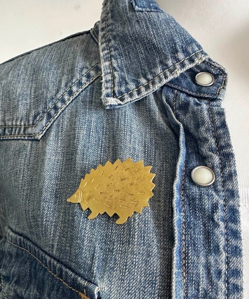 COMMON WARE(コモンウェアー)の「4on:Matsuo Miyuki Brass Brooch 松尾みゆき ブラスプローチ(ブローチ/コサージュ・レディース・B/A/C/D/E/F・FREE)」の22枚目の写真