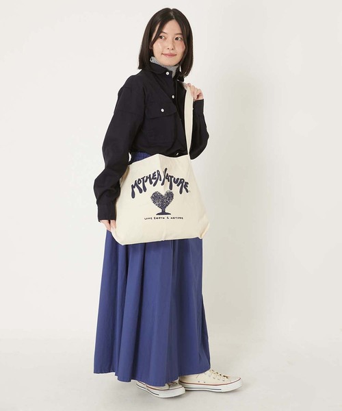 HOLLYWOOD RANCH MARKET（ハリウッドランチマーケット）の「MOTHER NATURE ショルダーバッグ（ショルダーバッグ・メンズ・ネイビー・ONE SIZE）」の2枚目の写真