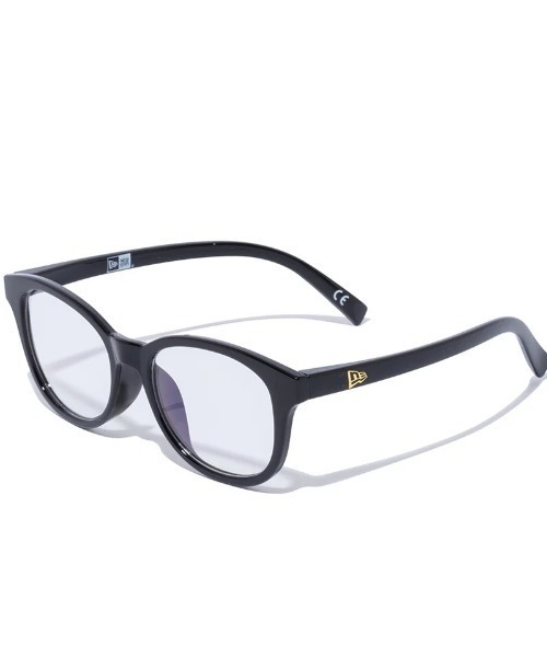 NEW ERA(ニューエラ)の「NEW ERA/ニューエラ サングラス ボストン スクエアレンズ シャイニーブラックフレーム ライトブルーレンズ 14518156(サングラス・メンズ・ブラック×ブルー・FREE)」の1枚目の写真