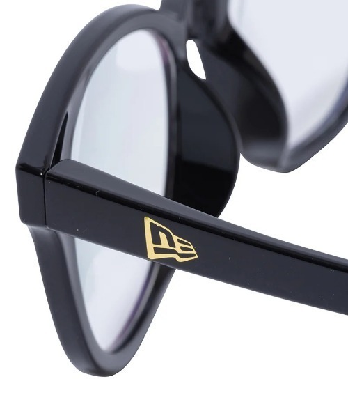 NEW ERA(ニューエラ)の「NEW ERA/ニューエラ サングラス ボストン スクエアレンズ シャイニーブラックフレーム ライトブルーレンズ 14518156(サングラス・メンズ・ブラック×ブルー・FREE)」の8枚目の写真