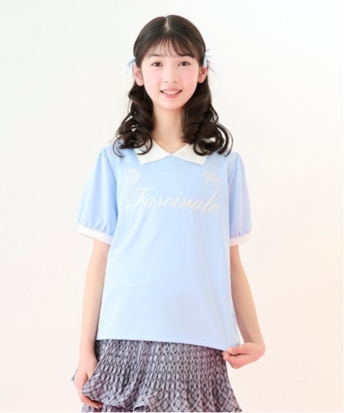 UVカット・接触冷感】衿つきトップス（Tシャツ/カットソー