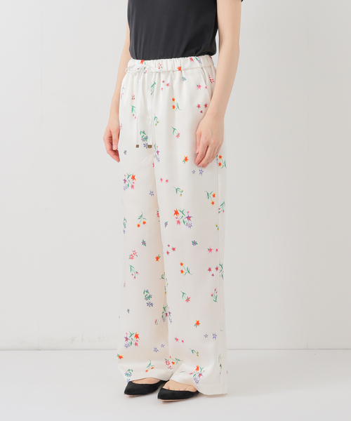 ✨新品✨margaux  パンツ margaux/マルゴー flower イージーパンツ（その他パンツ