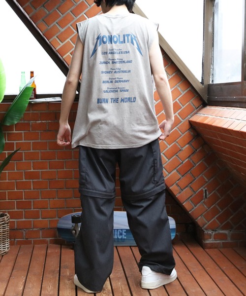 8(eight)(エイト)の「グランジ加工ロックタンクトップ(タンクトップ・メンズ・ブラウン系その他/ブラック系その他/ブラック系その他2/ブラック系その他3/ライトグレー系1/ライトグレー系2・LARGE/MEDIUM)」の17枚目の写真