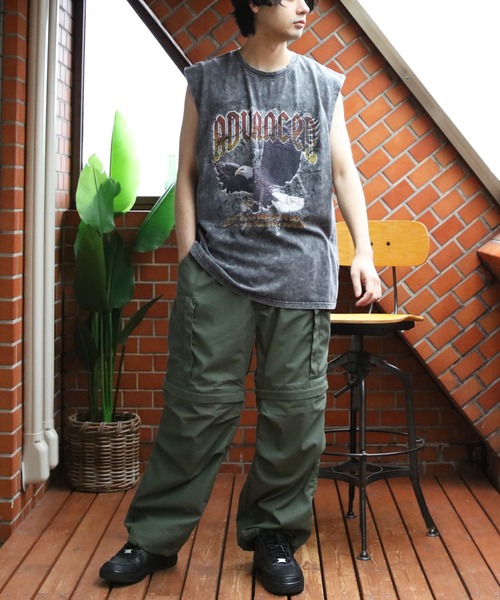 8(eight)(エイト)の「グランジ加工ロックタンクトップ(タンクトップ・メンズ・ブラウン系その他/ブラック系その他/ブラック系その他2/ブラック系その他3/ライトグレー系1/ライトグレー系2・LARGE/MEDIUM)」の22枚目の写真