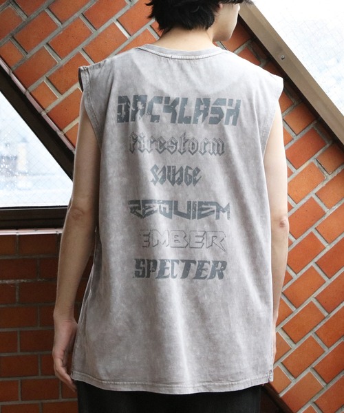 8(eight)(エイト)の「グランジ加工ロックタンクトップ(タンクトップ・メンズ・ブラウン系その他/ブラック系その他/ブラック系その他2/ブラック系その他3/ライトグレー系1/ライトグレー系2・LARGE/MEDIUM)」の9枚目の写真