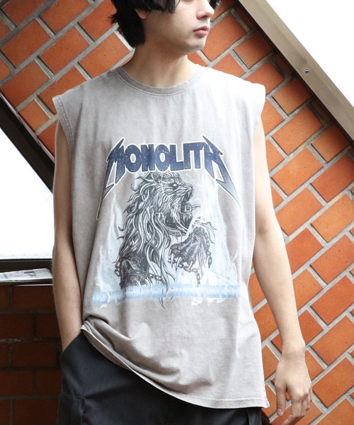 8(eight)(エイト)の「グランジ加工ロックタンクトップ(タンクトップ・メンズ・ブラウン系その他/ブラック系その他/ブラック系その他2/ブラック系その他3/ライトグレー系1/ライトグレー系2・LARGE/MEDIUM)」の20枚目の写真