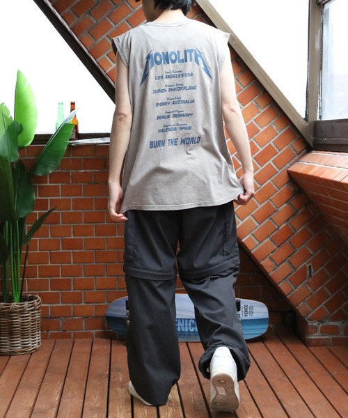 8(eight)(エイト)の「グランジ加工ロックタンクトップ(タンクトップ・メンズ・ブラウン系その他/ブラック系その他/ブラック系その他2/ブラック系その他3/ライトグレー系1/ライトグレー系2・LARGE/MEDIUM)」の18枚目の写真