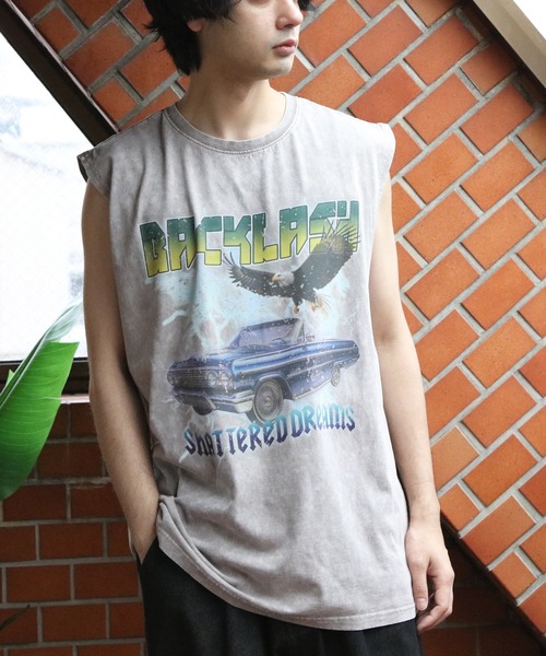 8(eight)(エイト)の「グランジ加工ロックタンクトップ(タンクトップ・メンズ・ブラウン系その他/ブラック系その他/ブラック系その他2/ブラック系その他3/ライトグレー系1/ライトグレー系2・LARGE/MEDIUM)」の8枚目の写真