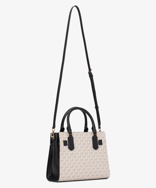 MICHAEL KORS(マイケルコース)の「LANDON サッチェル スモール - MKシグネチャー(ハンドバッグ・レディース・ホワイト系その他・FREE)」の6枚目の写真