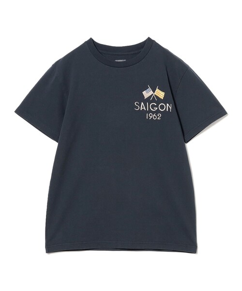 BEAMS BOY（ビームスボーイ）の「テーラー東洋 / SUKA T-SHIRT EMBROIDERED “SAIGON VIET-NAM”（Tシャツ/カットソー・レディース・ホワイト/ネイビー・SMALL）」の6枚目の写真