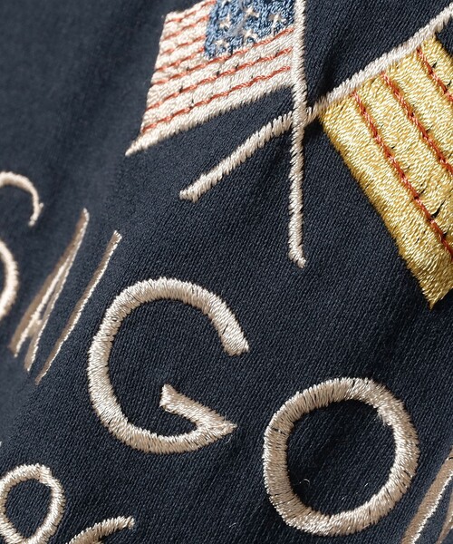 BEAMS BOY（ビームスボーイ）の「テーラー東洋 / SUKA T-SHIRT EMBROIDERED “SAIGON VIET-NAM”（Tシャツ/カットソー・レディース・ホワイト/ネイビー・SMALL）」の9枚目の写真