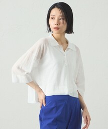 CAST:（キャストコロン）の「【イチオシ】シアーニットポロ（ポロシャツ）」