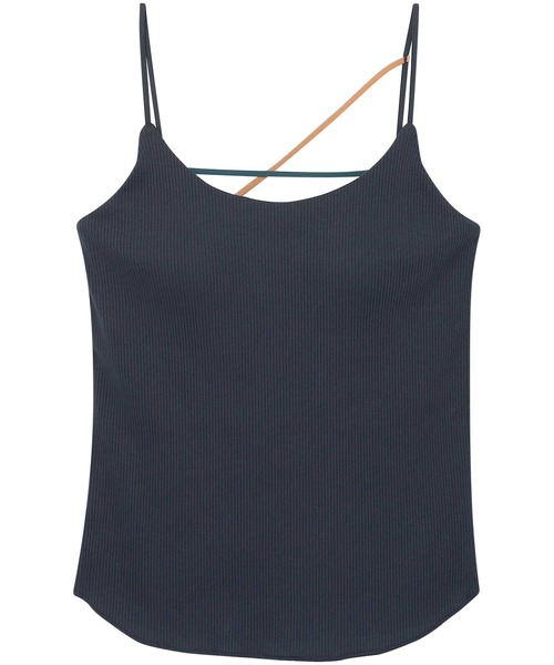 AMPHI(アンフィ)の「「ブラトップ」 カップ付きインナー キャミソール(インナーウェア/肌着・レディース・ブラック/グレー/ネイビー・L/M)」の3枚目の写真